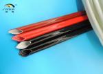 OEM Insulation Silicone Fiberglass Sleeving / Silicon Fiber-glasss Sleeves with