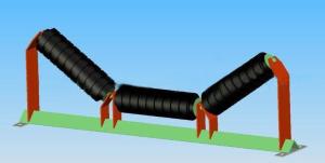 Wholesale Trough Idler Roller Set Conveyor Spare Parts 89mm Diameter Carbon Steel from china suppliers