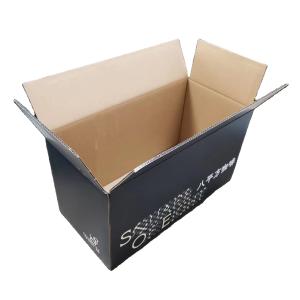 Wholesale Custom Logo Carton Manufacturer Corrugated Mailing Box For Packing Delivery Cardboard Shipping Black Box Packaging from china suppliers
