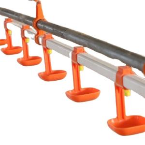 Wholesale Orange Poultry Drinking Line Plasson Poultry Nipple Drinkers from china suppliers