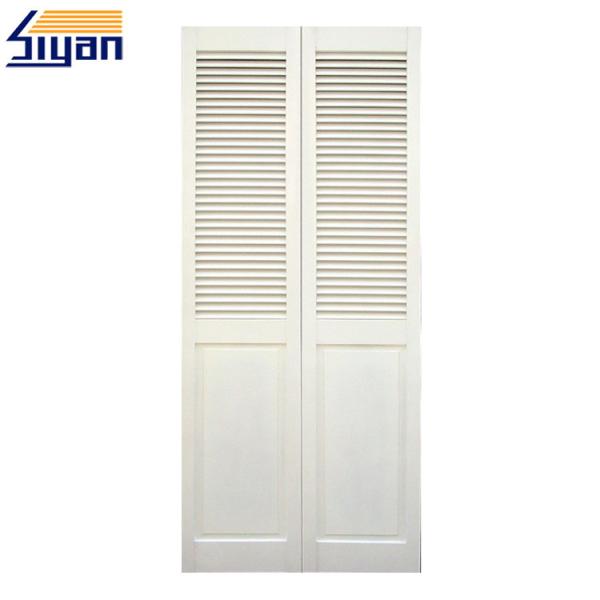 Surface Finished Louvered Bifold Closet Doors , Louvered Interior Doors For