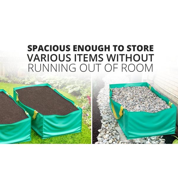 5 Ton Waste Garbage Collection Landscaping Garden Dumpster Skip Bag Super Sacks Custom Skip Dumpster PP Jumbo Bag