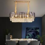 Translucent K9 Crystal Grand Chandelier E14 Hotel Ceiling Light