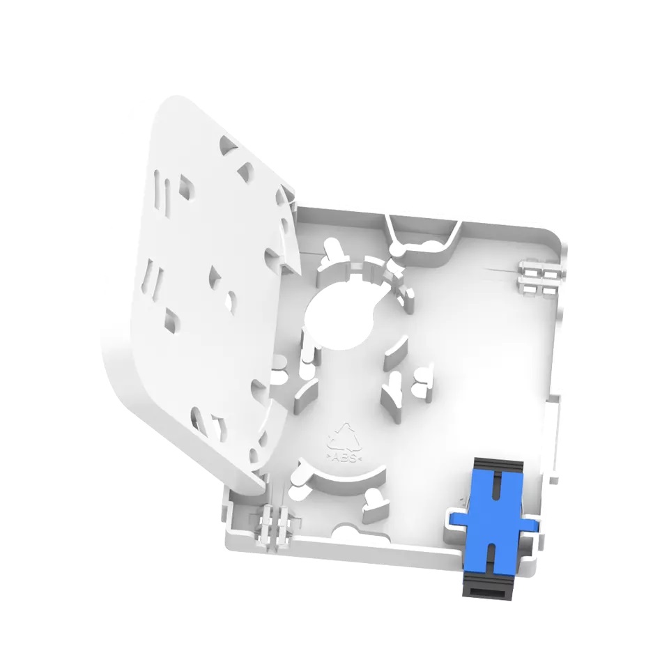 115*86*22mm Fiber Optic Socket Panel for Compact Indoor FTTH Network Installation