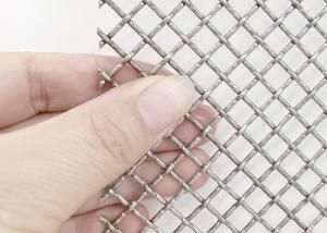 Wholesale Stainless Steel Woven Lock Crimp Wire Mesh Decorative Grilles Corrosion Resistance from china suppliers