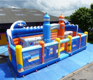 Wholesale Plato Inflatable Amusement Park Blow Up Bouncy Castle Combo from china suppliers