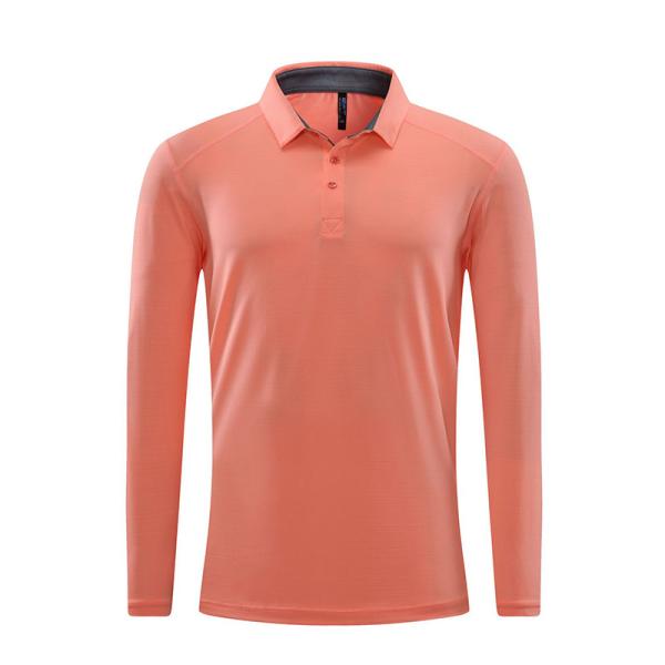 Oem Factory Manufacturer Custom Logo Golf Polo Shirts Quick Dry Long Sleeve