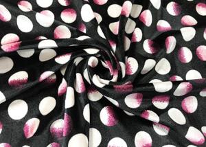 Wholesale 220GSM 94 Polyester 6 Spandex Warp Printed Knit Fabric Velboa For Lady'S Dress Petal Rain from china suppliers