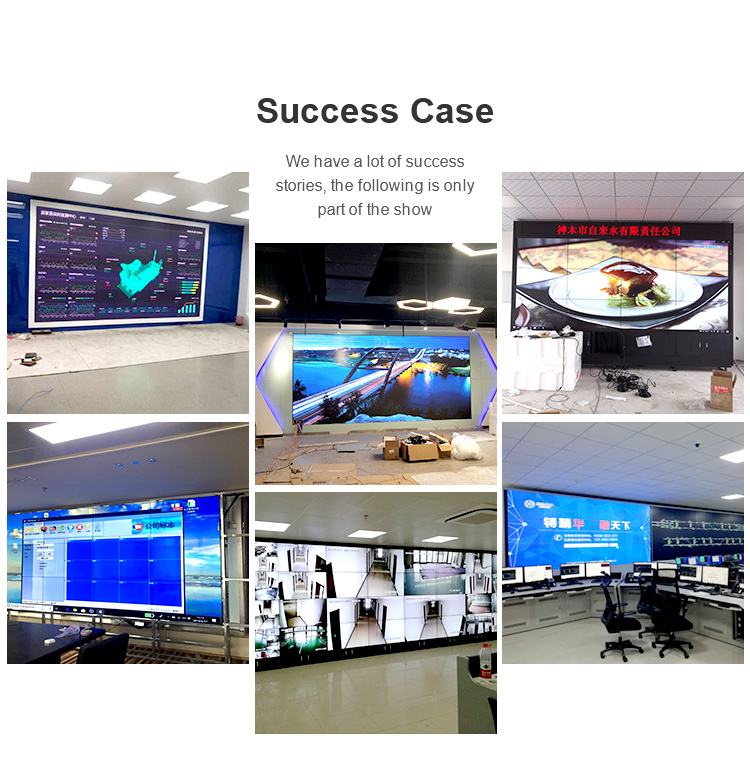 Advertising Android IOS 65 Video Wall Display 8ms Outdoor Multi Display HR65EB