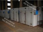 Large Drying Oven , Energy Saving Continuous Tray Dryer for fish