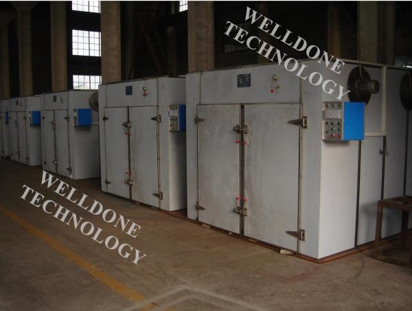 Large Drying Oven , Energy Saving Continuous Tray Dryer for fish