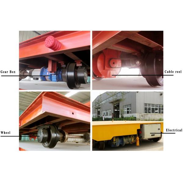 20t Electric Transfer Cart Motorized Platform Cart 15m/Min