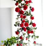 Silk Artificial Roses Perfect for Occasions like Earth Day Wedding Baby Crib