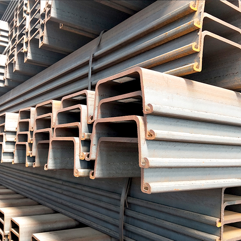 Larsen U Z Type Hot Rolled Steel Sheet Pile SY295 S355 SY390 DIN GB JIS Standard