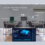LoRa Connected HCHO Smart Air Quality Monitor Meter 5V 2A 85dB