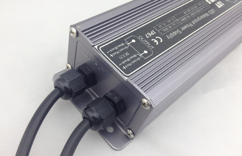 24V 10A 120W IP67 Waterproof Led Driver Transformer With CE ROHS