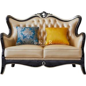 Wholesale Living Room Luxury Classical Style 6 Seater Leather Sofa Set from china suppliers