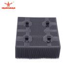 PN 92911001 Auto Cutter Parts 1.6" Black Square Foot Bristle