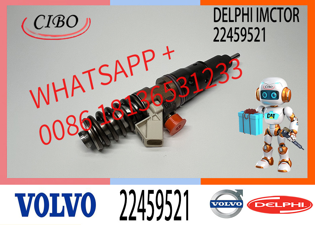 Fuel Injector 22459521 22450522 BEBJ1F11101 BEBJ1F11201 For VOL-VO Trucks FH 10.8L D11 Engine