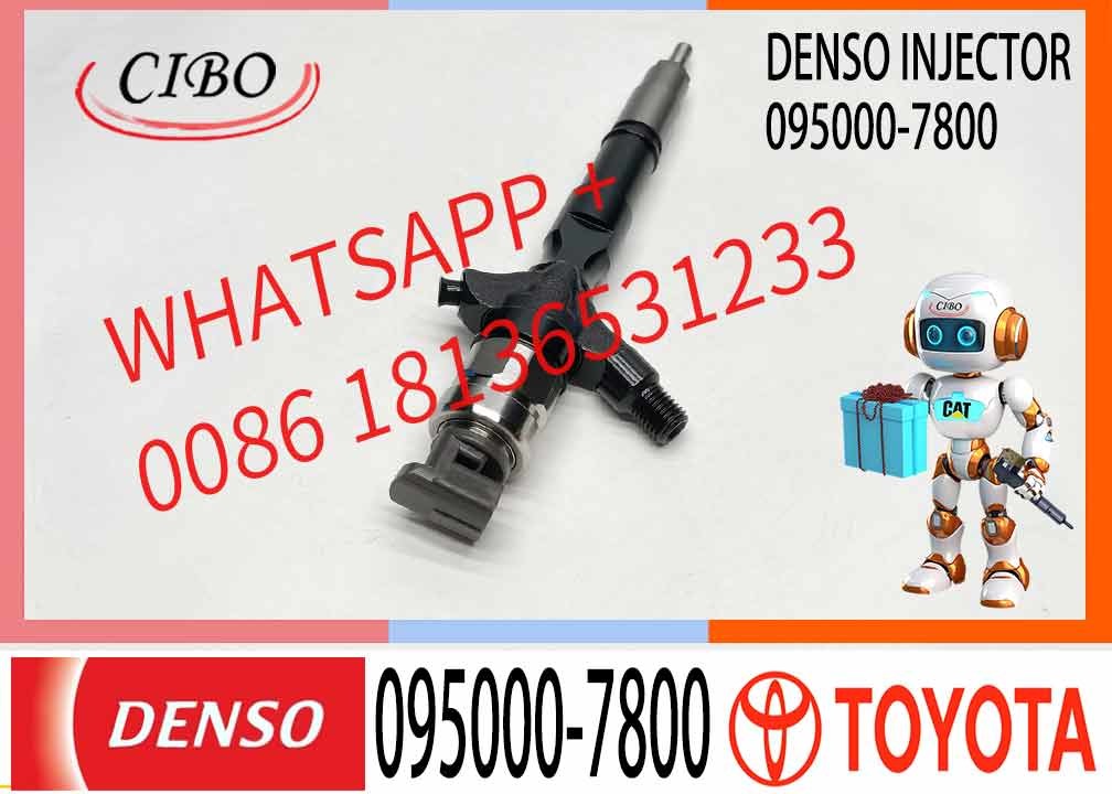 095000-7800 For TOYOTA Diesel Fuel Injector 23670-30310 23670-39285