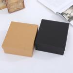 Square Custom Black Brown Shoe Clothing Underwear Gift Packaging Box With You