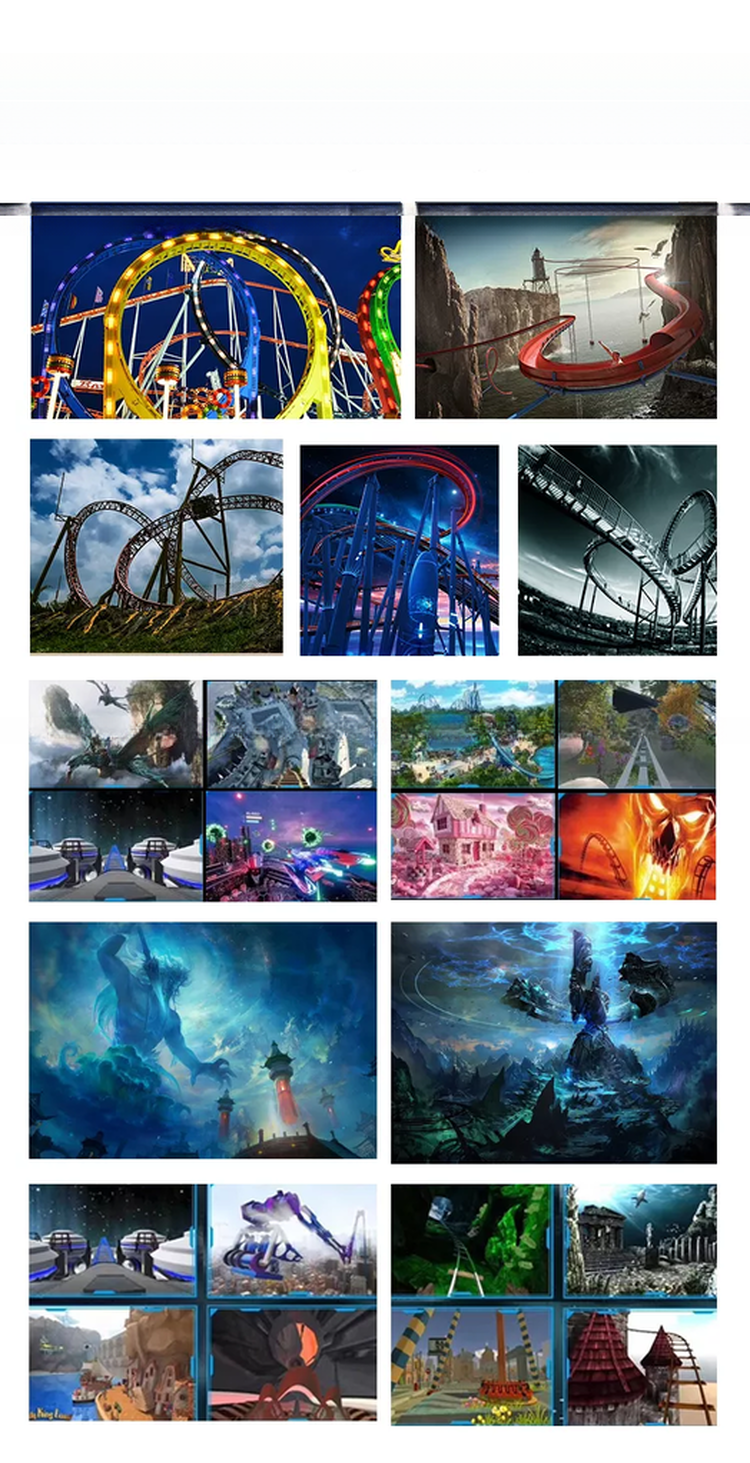 Dreamland vr simulator ufo VR 2 seat 9d virtual reality 360 vision roller coaster 9d cinema simulator
