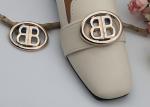 Plastic Eco Friendly Decorative Silver Shoe Buckles Suitable For Women Shoes