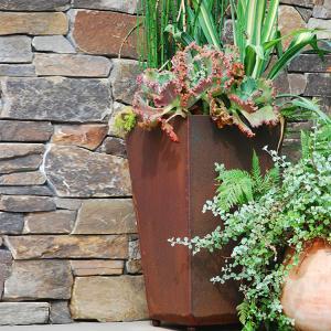 Wholesale Customizable Large Corten Steel Tree Planters for garden SGS TUV CE certified from china suppliers