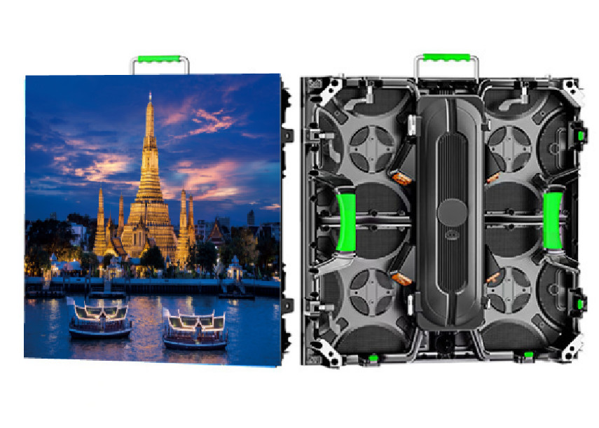 Giant Series 500x500mm Rental LED Sign: 3840Hz Refresh & Removable Power Box for Stunning Visual Impact