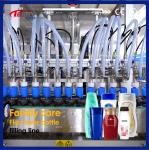 Servo Motor Driven Bottle Liquid Filling Machine For Toilet Cleaner / Household
