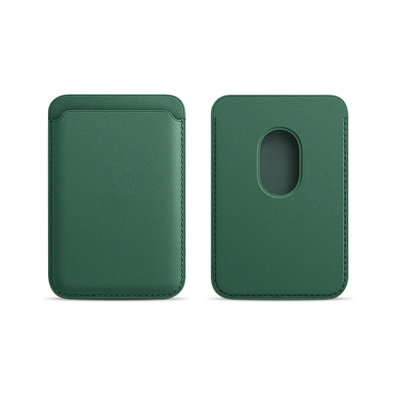 Custom Credit Card Protector Magnetic Leather Wallet for iPhone 11 14 13 12 Pro Max