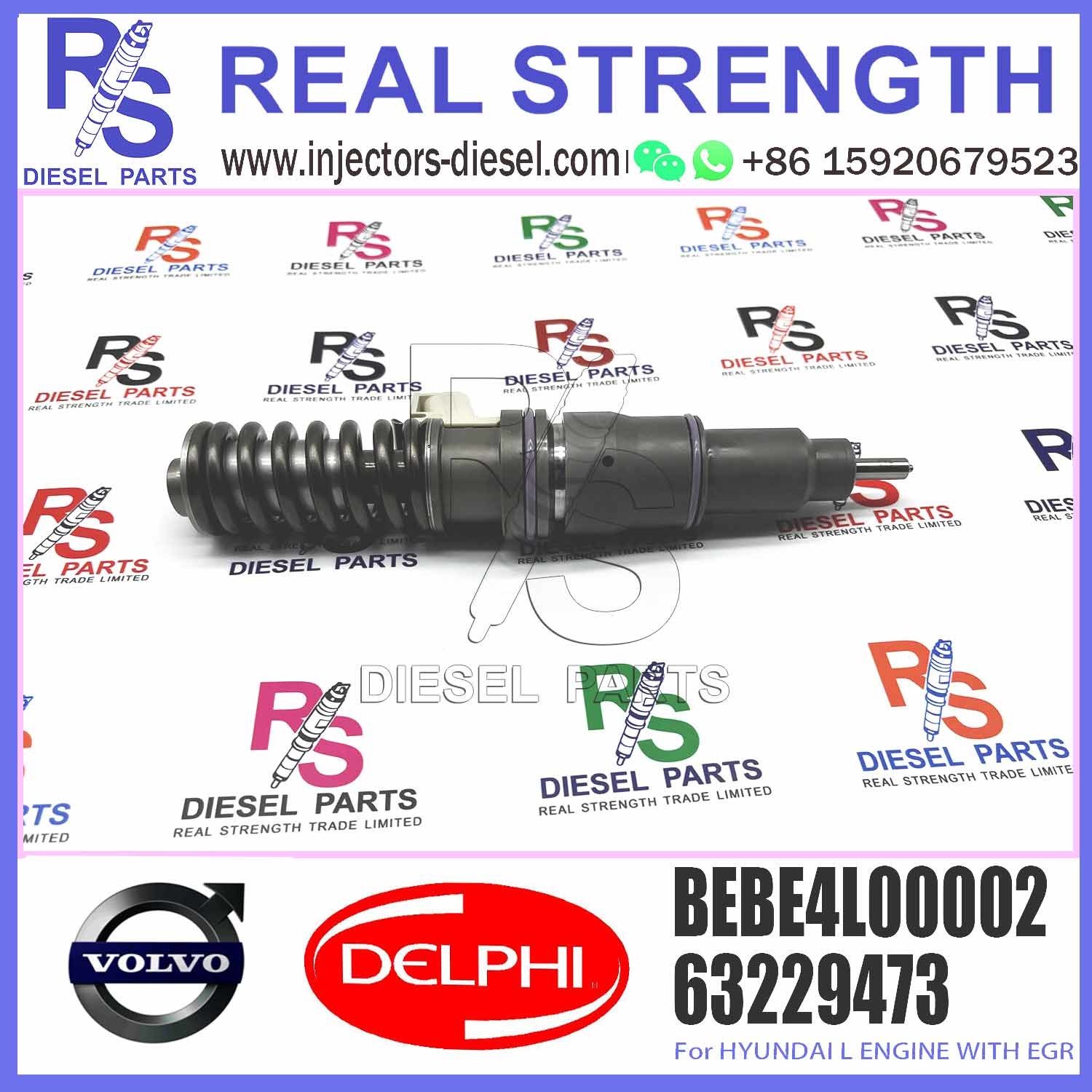 High quality 4 pin nozzle assembly Diesel Electronic Unit Fuel Injector BEBE4L00002 for diesel engine nozzle