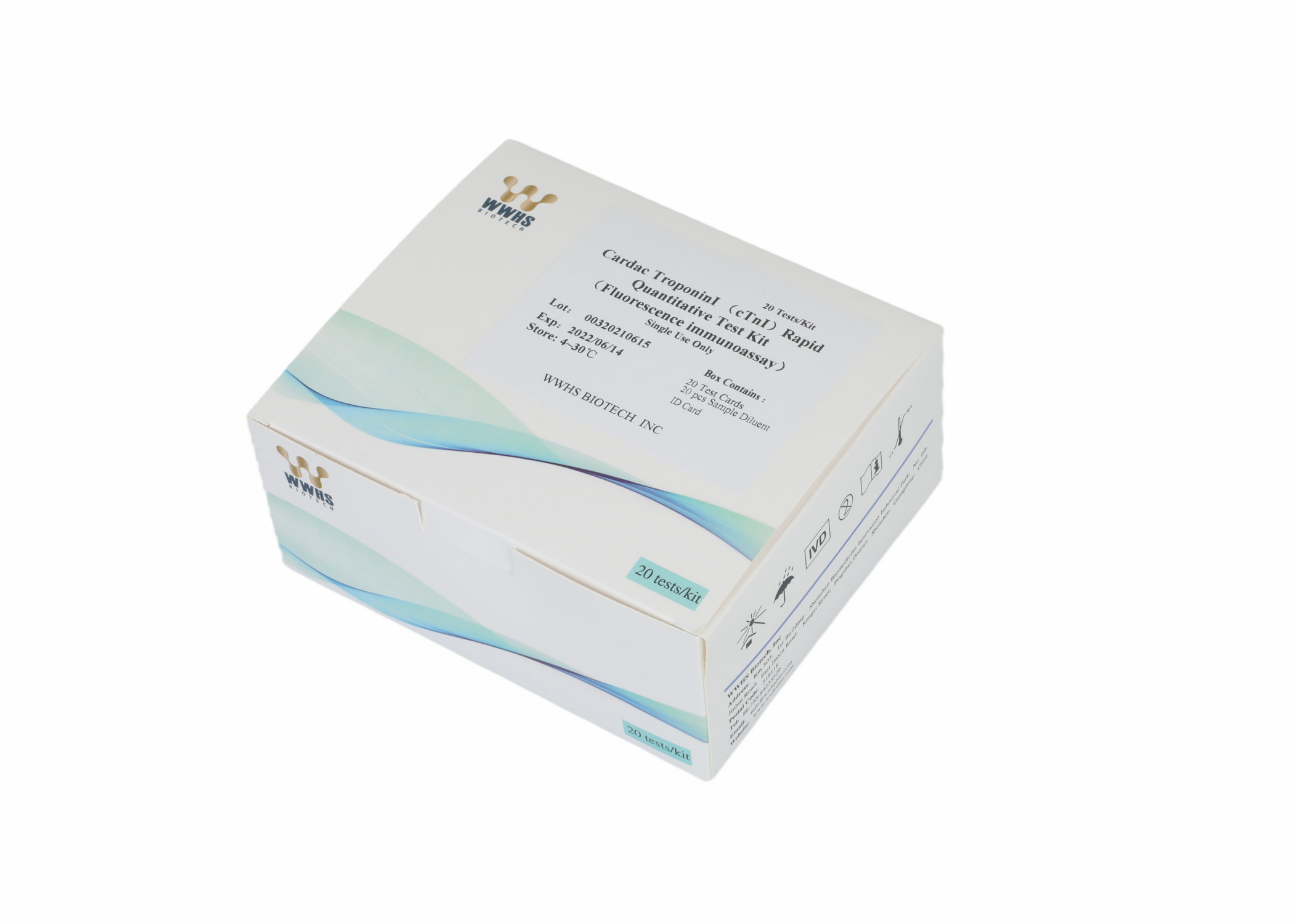 High Accuracy Troponin I CTnI Kit IVD FIA Rapid Quantitative Test Kit
