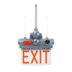 Wholesale Explosion Proof Exit Sign Light Fixture 100-277V For Hazardous Locations from china suppliers