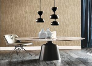 Wholesale Simple Plain Embossed Wallpaper Moisture Proof For TV / Sofa Backgroud from china suppliers