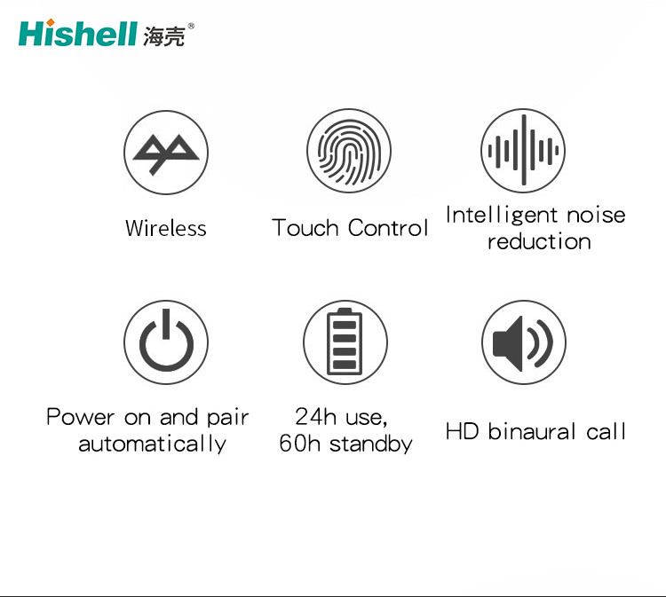 Lightweight 42Db TWS True Wireless Stereo Earbuds J3 Multifunctional For Mobile