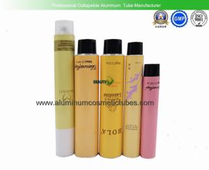 Wholesale Luxury Empty Aluminum Tubes , Hair Dye Packaging Metal Lotion Tubes Non - Reactive Nature from china suppliers