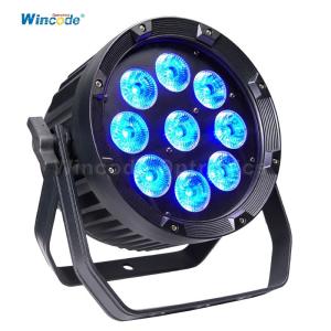 Wholesale Professional Wireless LED Par Light with 15-45° Lens Options | 9x18W RGBWA+UV, 2.4G Transceiver from china suppliers