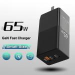 ABS Laptop IPad QC3.0 GaN USB Charger UK 3 Port Mi Fast 65W