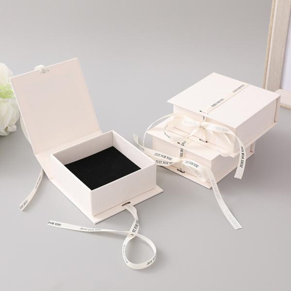 NECKLACES Custom Made Closure Lid Eco Cardboard Foldable Small Jewelry Gift