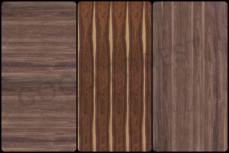 Hotel Rosewood Natural Wood Veneer Of Crown Cut Quarter Straight