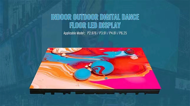 Advertising LED Dance Floor Tiles 4.81mm Pixel Pitch 250*250mm LED Display Panel