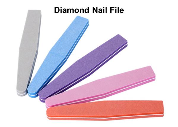 Diamond Disposable Nail Files 178mm Color Buffer Block Multifunction Professiona