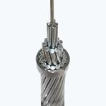 AA Layer OPGW 48 Core Fiber Optic Cable Stranded Single Mode G652 Ground Wire