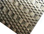 Stainless Steel Woven Wire Fabric , Decorative Architectural Rigid Mesh Facade