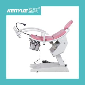 Wholesale Medical Multifunctional Adjustable Electric Gynecological Bed Pink from china suppliers