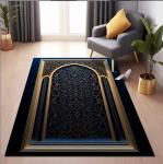 Rectangle Arabic Printed Worship Mat National Style Prayer Floor Carpet Rug 80