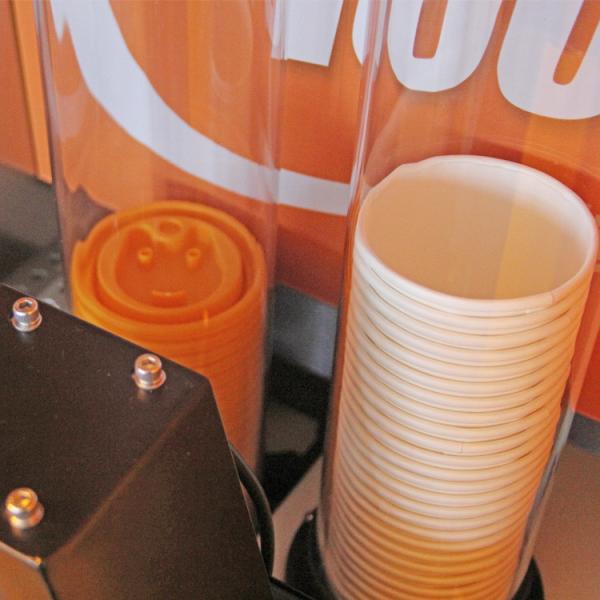12OZ Self Service Orange Juicer Vending Machine Bill Coin Acceptor