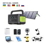 220v 400w 600w 1000w Portable Solar Power Station For Emergency Energy Storage