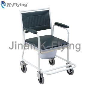 Wholesale Movable Medical Rehabilitation Equipment Disabled Elderly Commode Toilet Chair from china suppliers